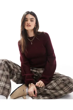 Miss Selfridge Trøje med åben ryg med to bindebånd-Rød