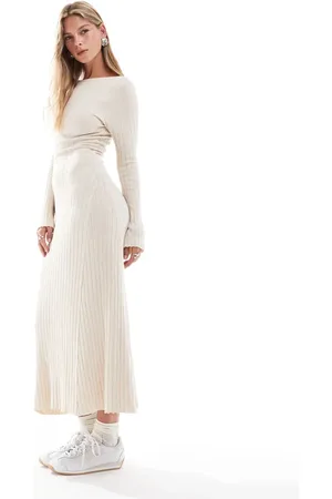 Cotton On Cotton On - Strikket maxikjole i -Neutral
