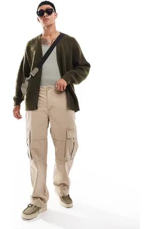Cotton On Cotton On - Posede utility-bukser med lommer i -Neutral