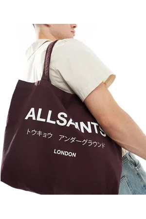 AllSaints Underground - Bordeaux tote-taske - Kun hos ASOS-Lilla