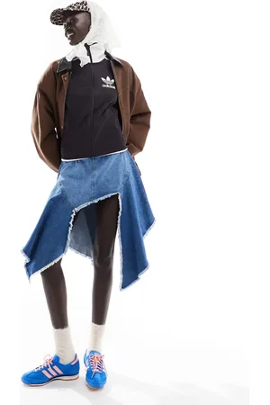 ASOS Asymmetrisk nederdel i denim