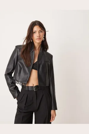 Miss Selfridge Skræddersyet cropped blazer