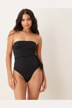 Free Society Slå-om-badedragt med bandeau-design