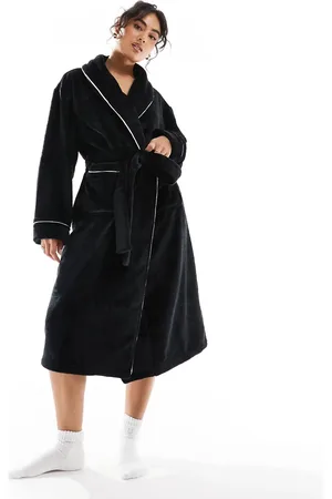 ASOS Premium - midi-badekåbe i superblødt fleece