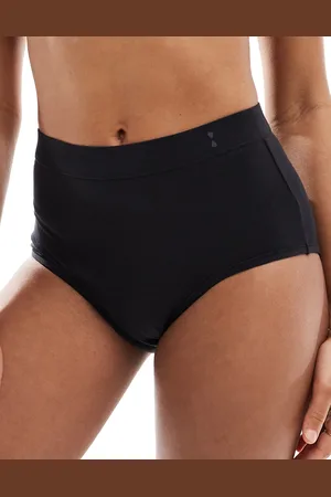 THINX For All Plus - Sorte menstruationstrusser med høj talje og superhøj absorberingsevne