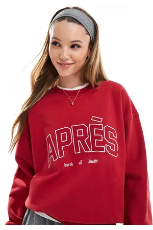 4th & Reckless X Felicia Wedin - Apres Ski - sweatshirt med broderet logo
