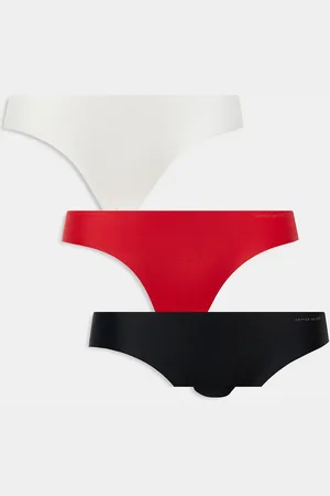 Cotton On Cotton On - Party Pants - Pakke med 3 par sømløse bikinibriefs i rød/sort/cremehvid-Multifarvet