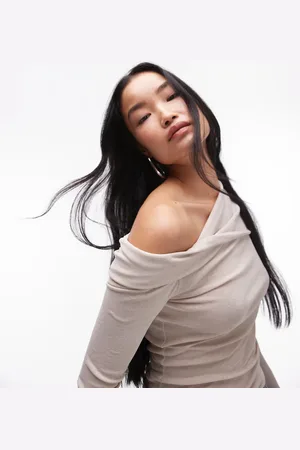 Topshop Offshoulder-top med snoning