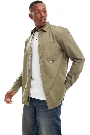 Tommy Hilfiger Vasket skjorte i twill i regular fit