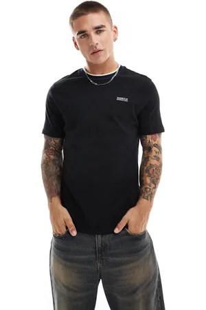 Barbour T-shirt med kontrasthals