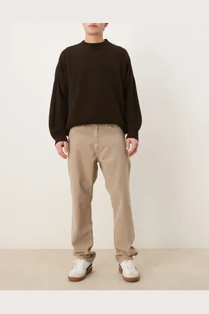 Abercrombie & Fitch Løstsiddende og kakifarvede jeans-Blå