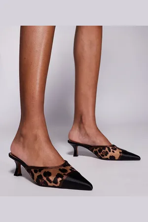 River Island Pumps med hæl og leopardprint