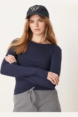 Gina Tricot Soft Touch - slim fit-top med rund hals