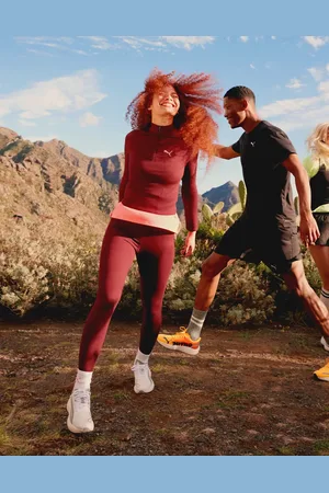 PUMA Evolve Training - Bordeauxrøde leggings-Lilla