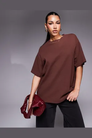 ASOS Og kortærmet T-shirt med oversized pasform og vaffelstruktur