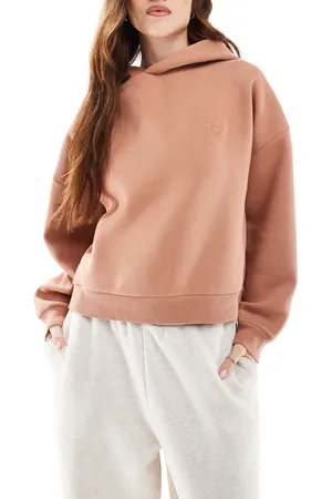 Miss Selfridge Orangebrun hættetrøje med sænkede skuldre