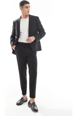 ASOS Sorte tapered habitbukser