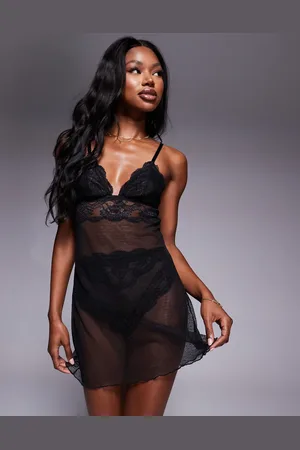 ASOS Lola - slip-kjole i blondestof