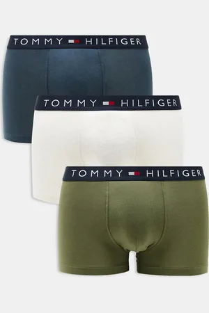 Tommy Hilfiger Original - Pakke med 3 par boksershorts i blå/hvid/grøn