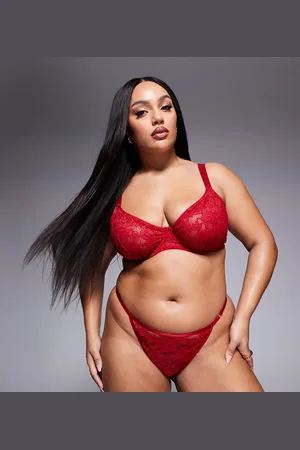 ASOS ASOS DESIGN Curve - Margot - blonde-BH med bøjle og bindedetalje