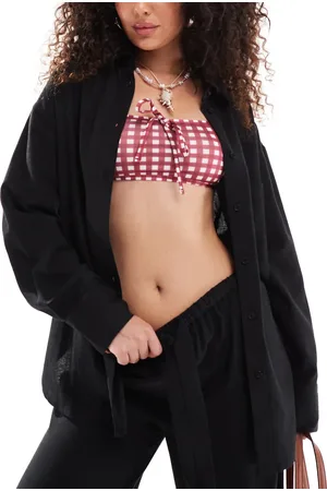 ASOS Isabel - Mix og match - Oversized strandskjorte i hørlook