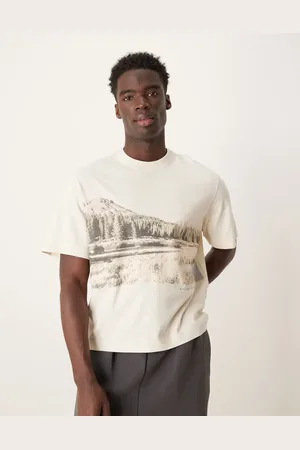 Abercrombie & Fitch Kortærmet og T-shirt med grafisk rygprint-Neutral