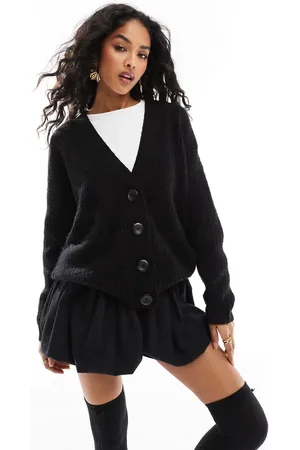 Threadbare Oversized cardigan i strik-Neutral