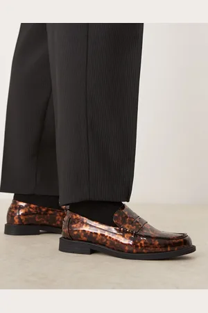 ASOS Penny-loafers med skildpaddeprint