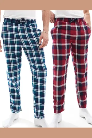 Threadbare Pakke med 2 par lounge-bukser med tern
