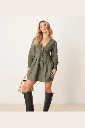 ASOS ASOS DESIGN Petite - minikjole med pintuck