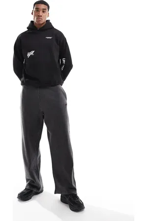 Pull&Bear Joggingbukser i skater fit-Sort