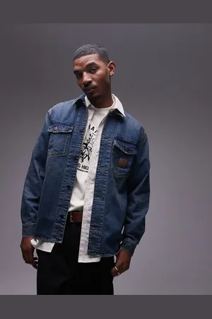 Carhartt Lincoln - Blå skjortejakke i denim