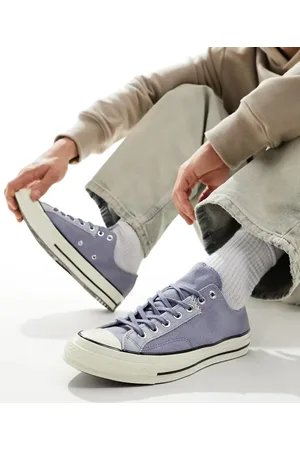 Converse Chuck 70 Ox - Mørkeblå sneakers i ruskind og kanvas