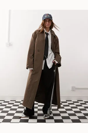 COLLUSION Og longline trenchcoat-Grøn