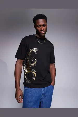 Armani Exchange Lunar Capsule - t-shirt med slangeprint