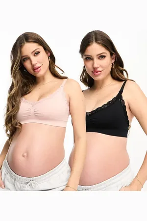 Lindex Maternity - MOM - Pakke med 2 sømløse blonde-BH