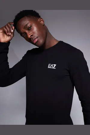 EA7 Armani - - og langærmet T-shirt med logo
