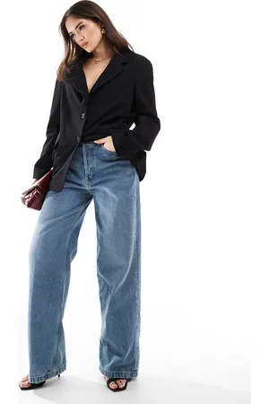 Pull&Bear Oversized blazer med to knapper - Del af sæt