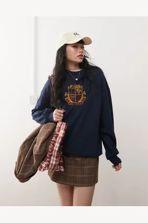 Miss Selfridge Sweatshirt med college-design