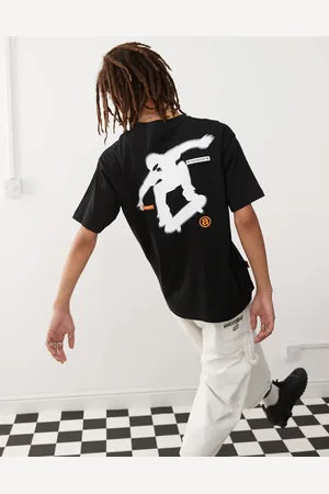 A Bathing Ape Aape By A Bathing Ape - Sort t-shirt med skaterprint-Grøn