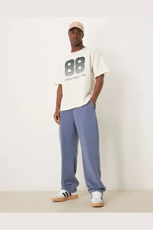 Abercrombie & Fitch Indigoblå og baggy joggingbukser i vintagestil