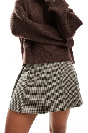Miss Selfridge Kilt-mininederdel med plisseringer og -Multifarvet