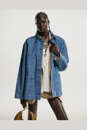 ASOS Barn-jakke med lommedetaljer i denim-Blå