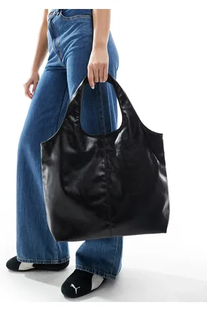 Pull&Bear Shopper-taske i imiteret læder