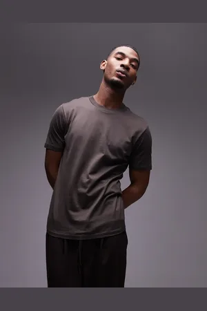 MANGO Premium - Mørkebrun T-shirt