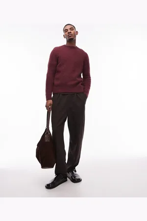 MANGO Sweater i blød uldblanding-Rød
