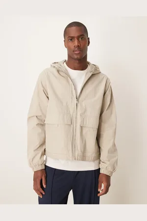 ASOS Vindjakke med hætte-Neutral