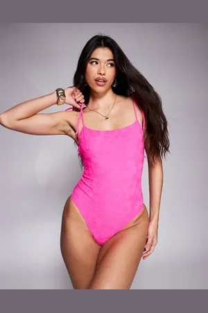 South Beach Pink badedragt i jacquard