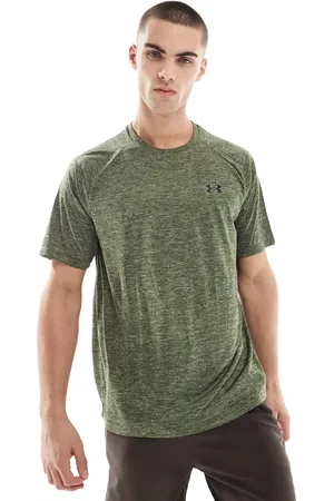 Under Armour Tech 2.0 - Kakigrøn T-shirt med korte ærmer