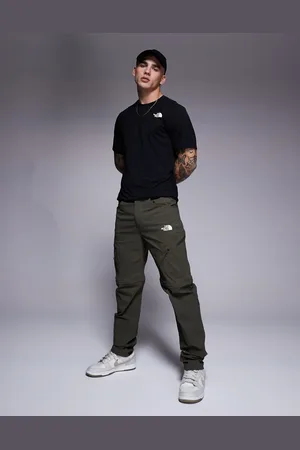 The North Face Exploration - Kakigrønne tapered utility-bukser med aftagelige ben